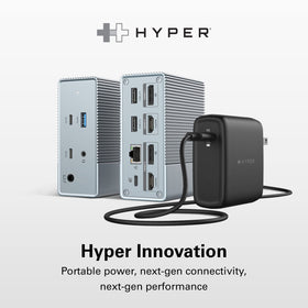 Plug-and-play HyperDrive GEN2 setup expanding laptop ports instantly.