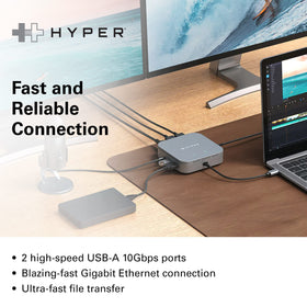 HyperDrive hub enables multi-device connections from USB-C or TB4