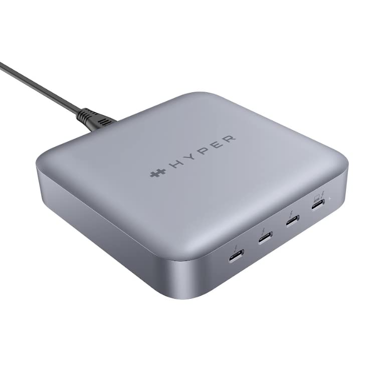 HyperDrive Thunderbolt 4 Hub front view for portable editing on the go.