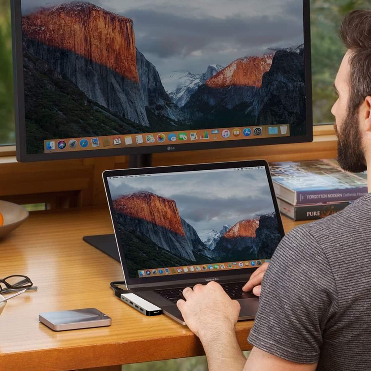 HyperDrive USB-C hub compact travel design for portability