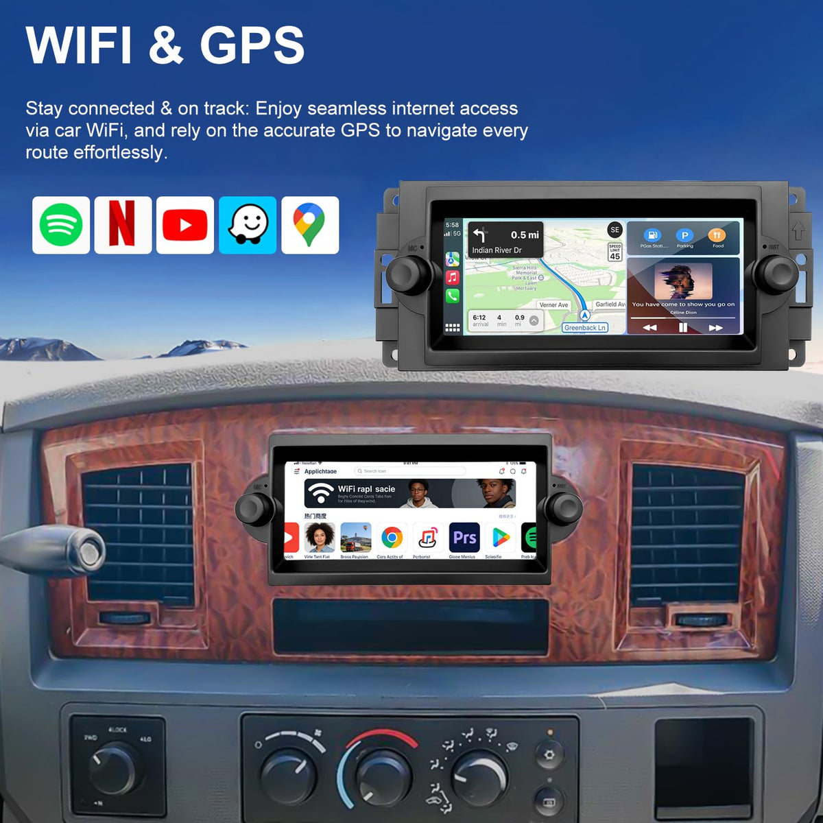 Hyperego Bluetooth handsfree and SWC for Dodge Durango.