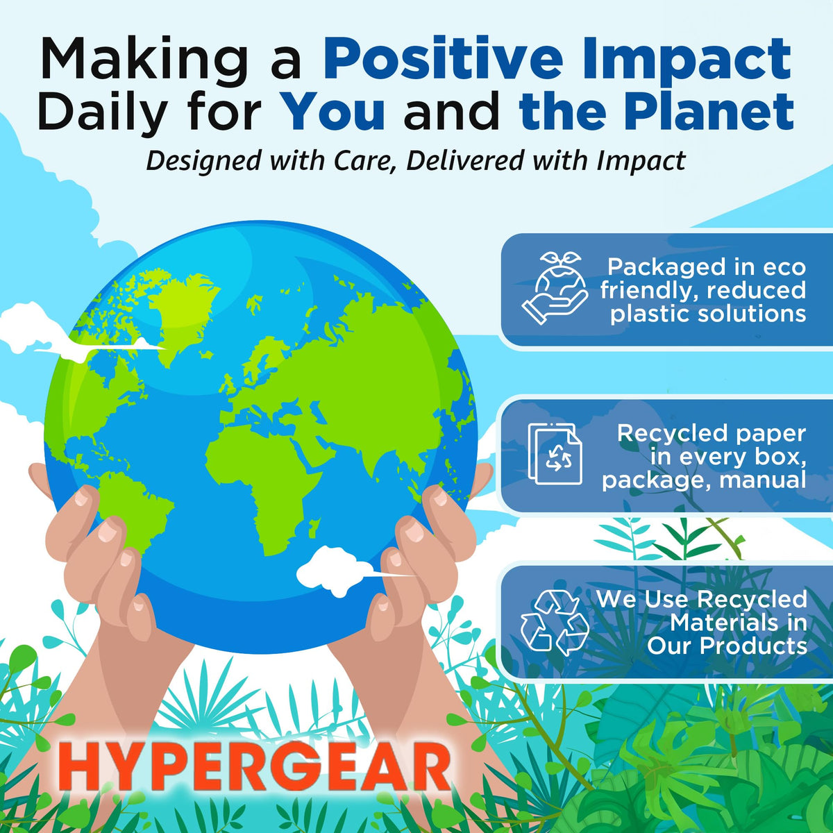 HyperGear white headphones in travel-ready setup