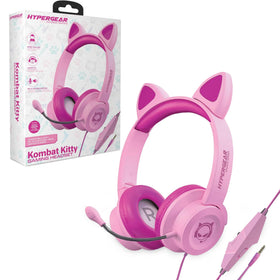 HyperGear Kombat Kitty cat ears for kids, playful style for school.
