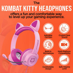 HyperGear Kombat Kitty lightweight design for comfortable all-day wear.