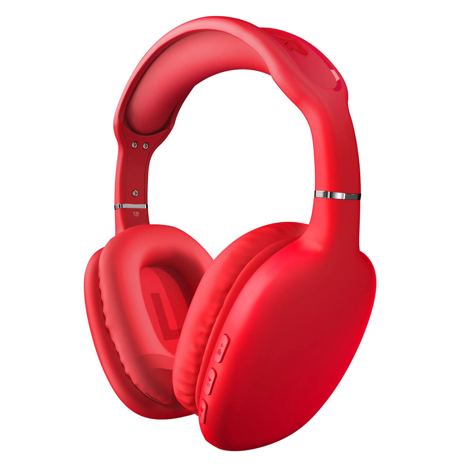 HyperGear over-ear headphones front view with comfortable padded headband for all-day wear