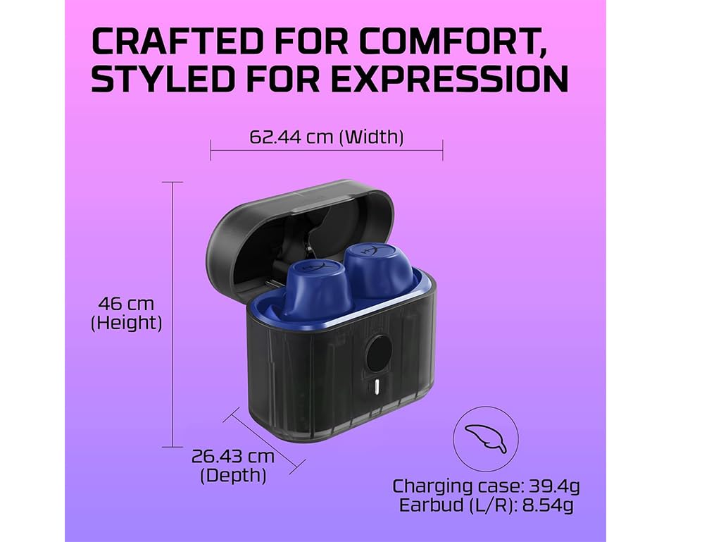 HyperX Cirro Buds Pro ambient sound mode for aware listening during travel