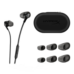 HyperX Cloud Earbuds II 3.5mm plug works with PC, mobile, and Switch