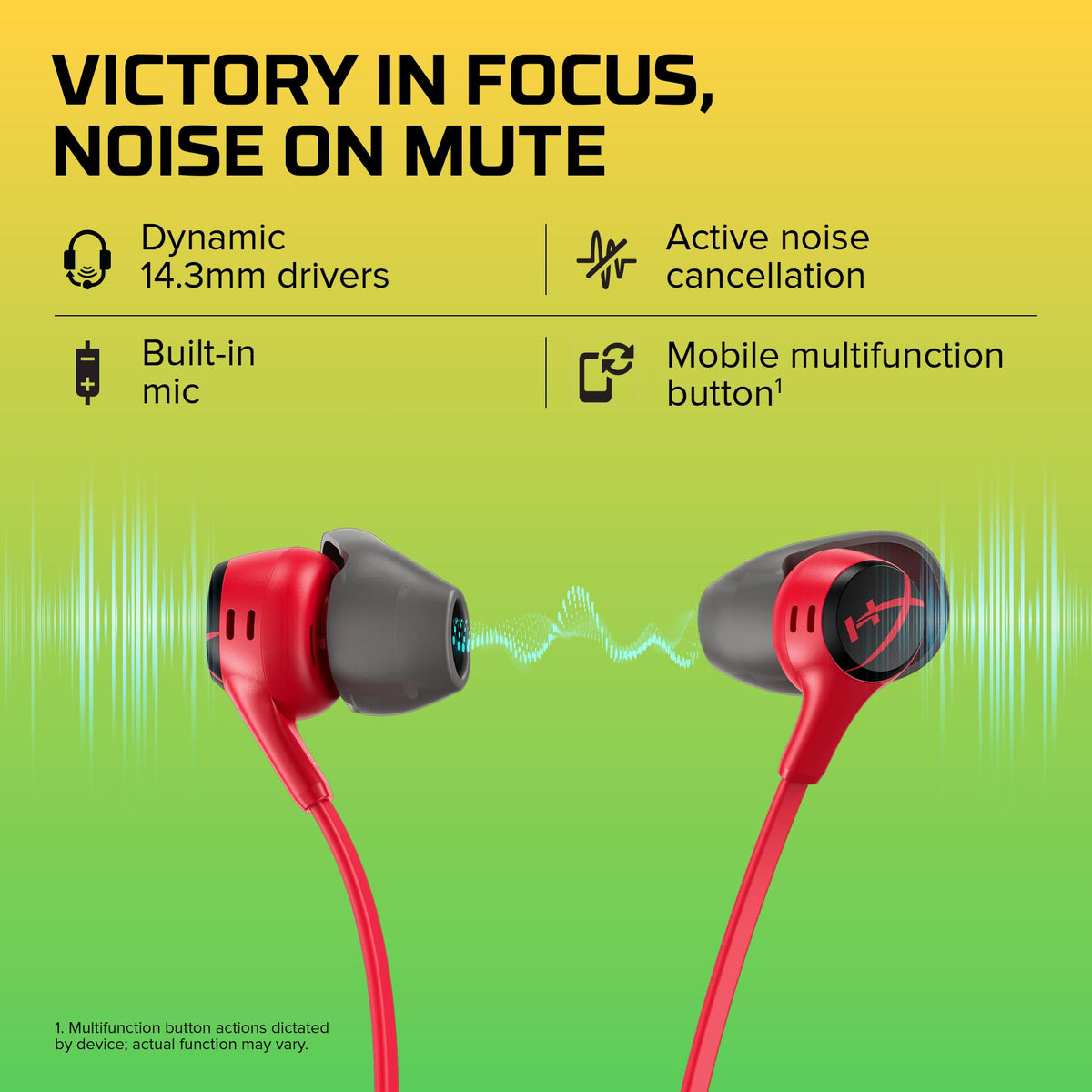 HyperX low-profile 90° plug angle reducing snags and pocket strain for convenience
