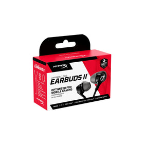 HyperX Cloud Earbuds II built-in microphone enables clear calls