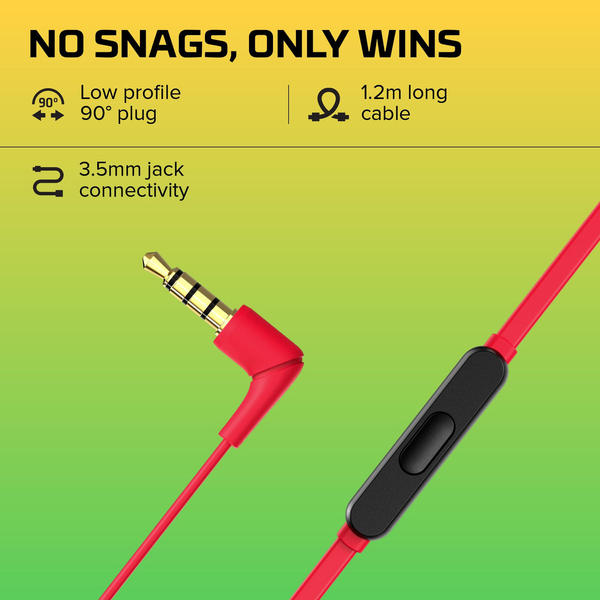 HyperX layout of four eartip sizes illustrating customizable fit and improved isolation