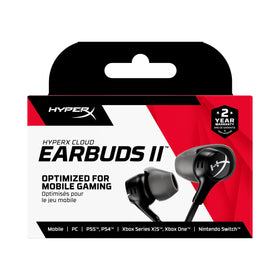 HyperX Cloud Earbuds II multifunction button for easy media control