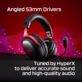 HyperX Cloud III S memory foam cushions offer long lasting comfort