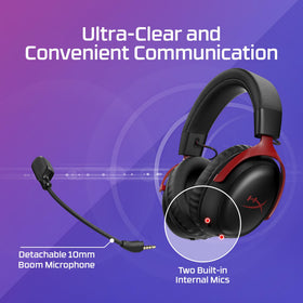 HyperX Cloud III S connects via USB-C USB-A and Bluetooth