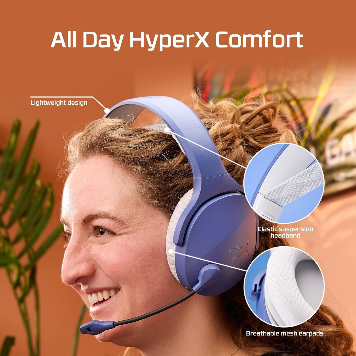 HyperX Cloud Jet onboard controls let you adjust volume and mic quickly