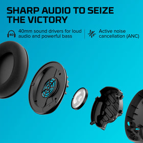 HyperX close-up of soft earcup padding highlighting breathable comfort