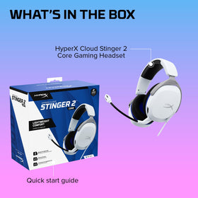 HyperX headset on gaming desk showing console-ready lifestyle setup