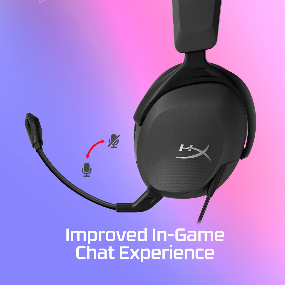 HyperX Cloud Stinger 2 Core packed accessories with PC extension cable for multi-platform use