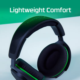 HyperX CloudX Stinger 2 Core worn during gaming to show lightweight comfort