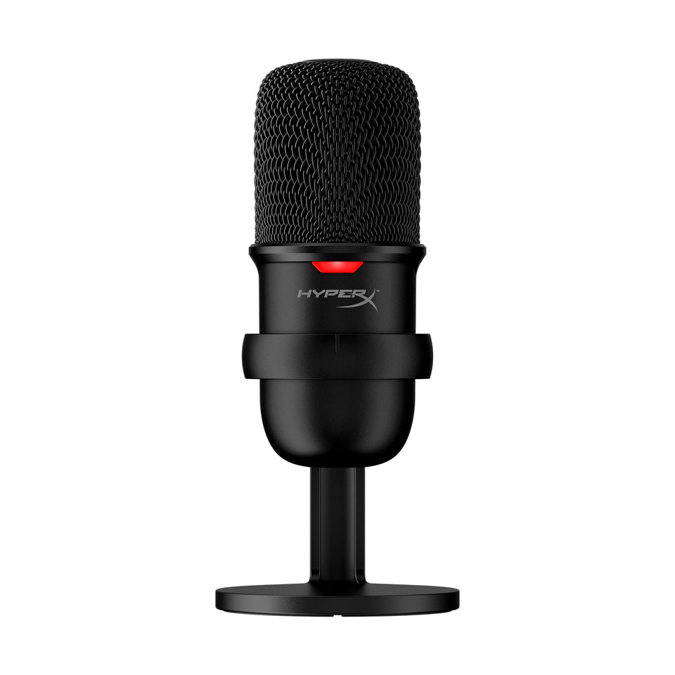 HyperX SoloCast front view microphone ideal for streaming