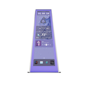 Hyte Nexus demo showcases customizable themes and widgets on Y70 display.