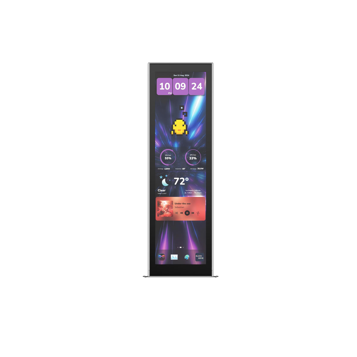 HYTE Y70 touch display upgrade offers immersive 14.9-inch viewing.