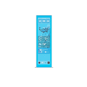 HYTE Y70 touch display kit front view for immersive control and aesthetics