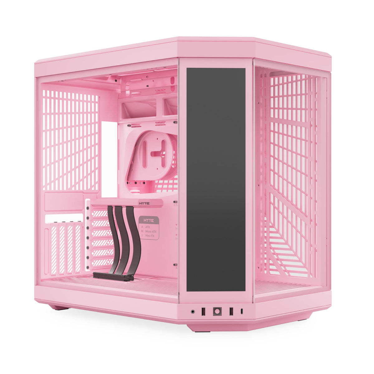 HYTE Y70 pink strawberry milk variant elevates aesthetic appeal