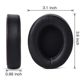 HZTCAM ear pads installed on Beats Studio in use for better noise isolation