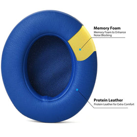 HZTCAM soft protein leather earpads, side view emphasizing durable comfort.