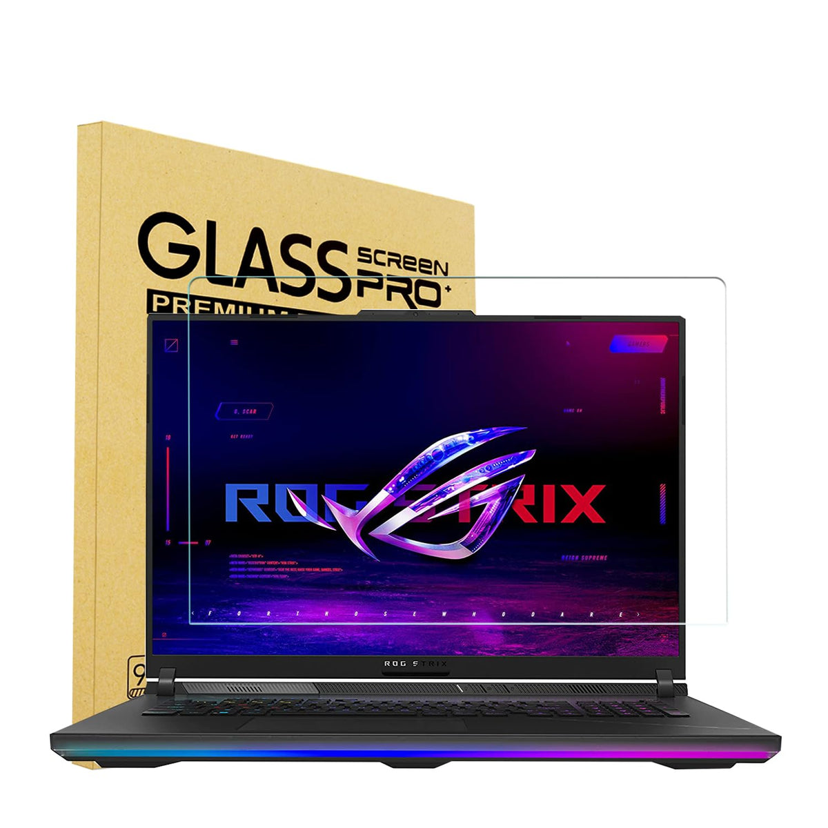 i-Tensodo 16-inch screen protector for ROG G16 with high transparency and fingerprint resistance