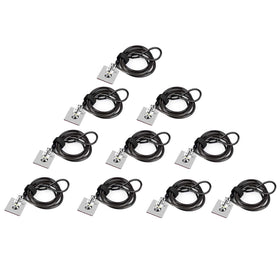 I3C laptop cable lock head with 360-degree rotation for flexible securing.