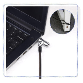 I3C Laptop Cable Lock deters theft in public spaces.