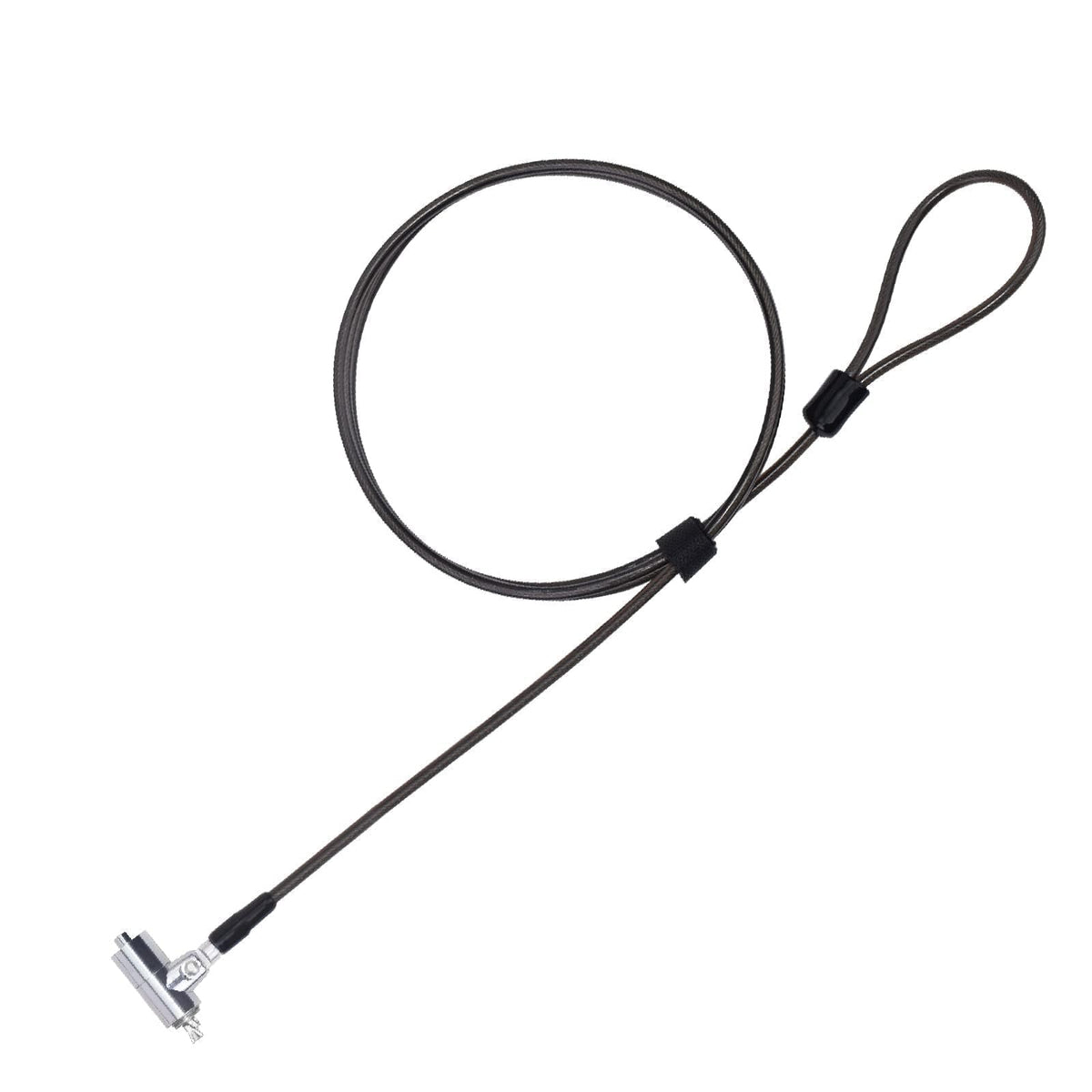 I3C Laptop Cable Lock wedge-slot compatibility secures laptops efficiently.