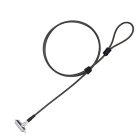 I3C Laptop Cable Lock wedge-slot compatibility secures laptops efficiently.