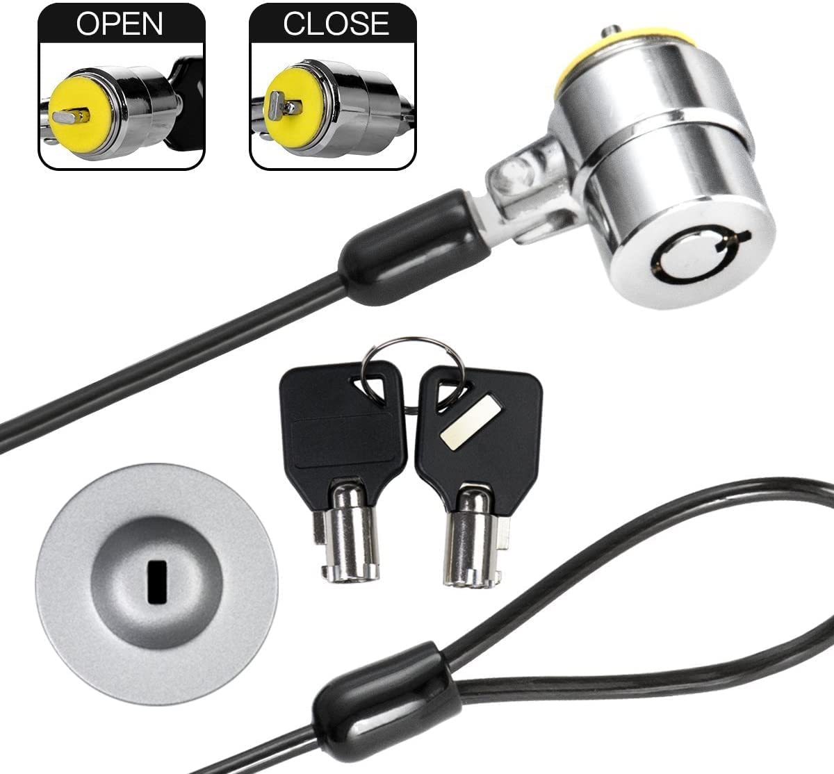 I3C lock head 360-degree rotation enables flexible setup for devices.
