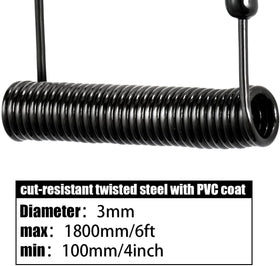 I3C self-coiling cable design saves space and neatens the setup.