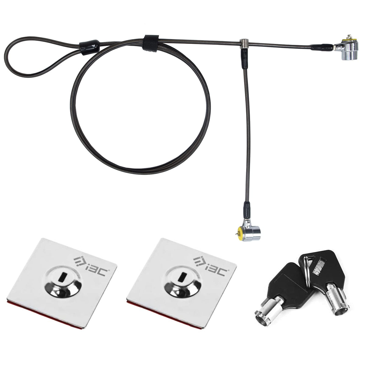 I3C twin-lock head assembly demonstrates dual-device security in one compact unit.