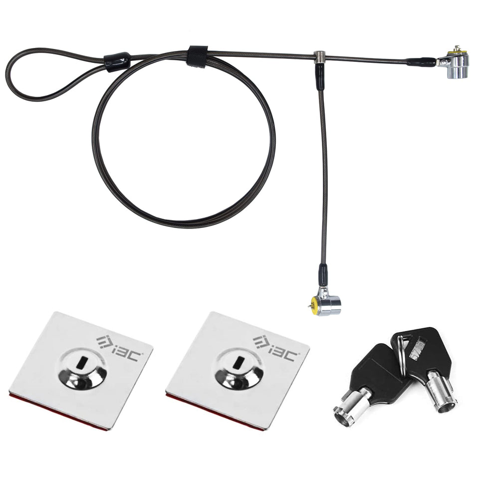 I3C twin-lock head assembly demonstrates dual-device security in one compact unit.