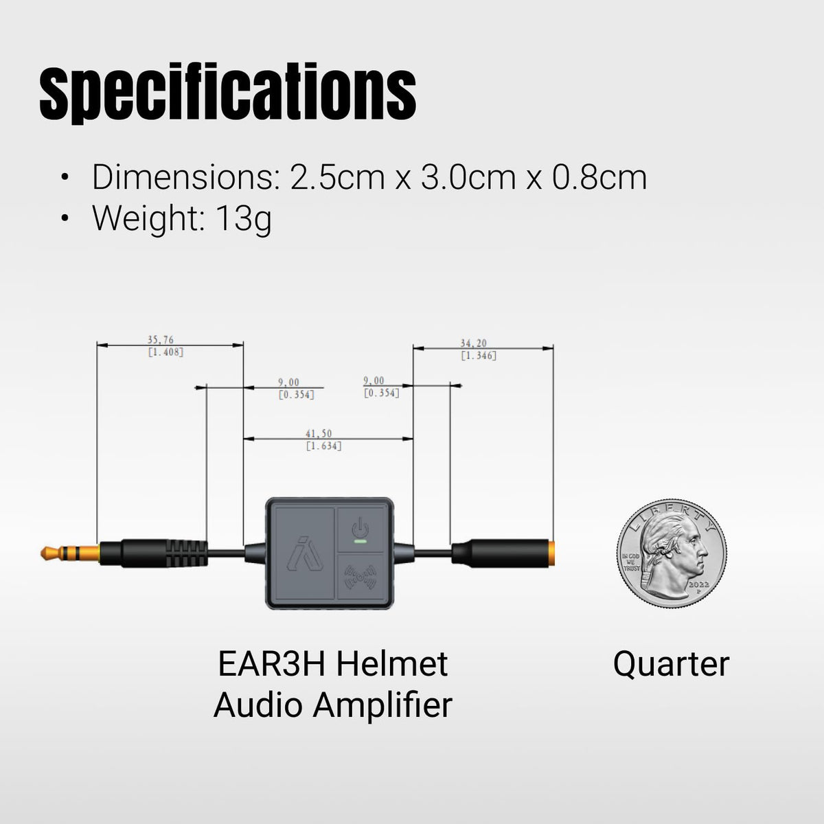 IASUS EAR3H-MK2 helmet-comms compatibility across most systems.