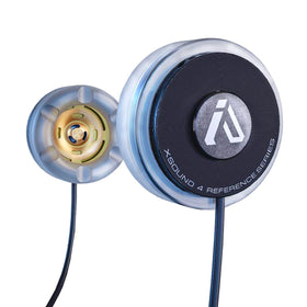 IASUS XSound 4 driver closeup for crisp highs and deep bass.