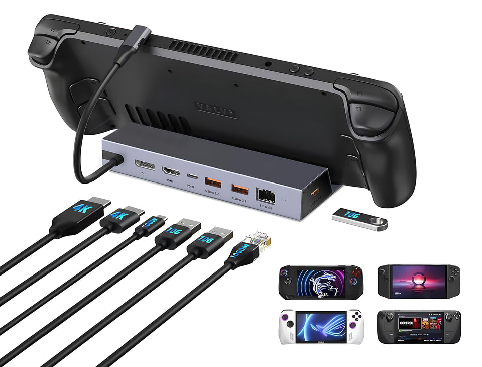 IAVKYU front view showing ports and compact design for desktop expansion