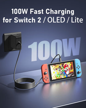 IBATTS 100W USB-C charger side ports for versatile charging