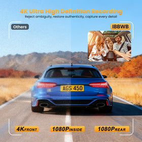 IBBWB rear camera mounted on back window providing rearview protection