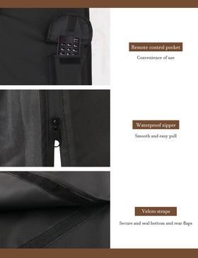 iBirdie pocket with remote stored, offers convenient accessory storage outdoors