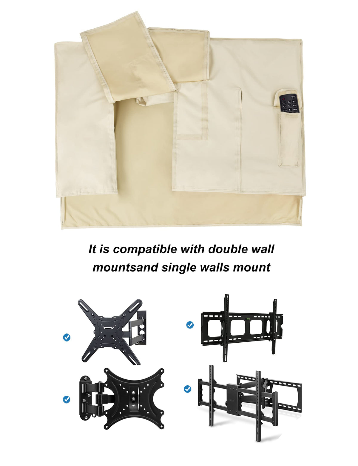 iBirdie side profile showing 5 inch depth, illustrates snug fit and wind resistance