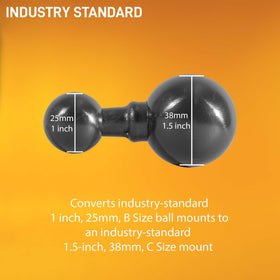 iBOLT 360-degree rotation enables full adjustability for precise positioning.