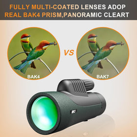 IBQ 12x55 monocular phone adapter enables easy sharing and quick photo capture