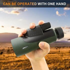 IBQ waterproof IPX7 monocular ready for rain during outdoor adventures