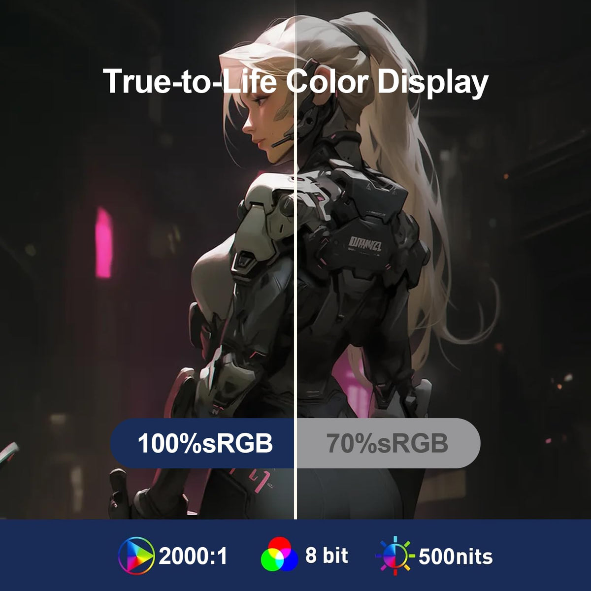 IBW 10.5-inch IPS panel front-facing colors from any angle for immersive entertainment
