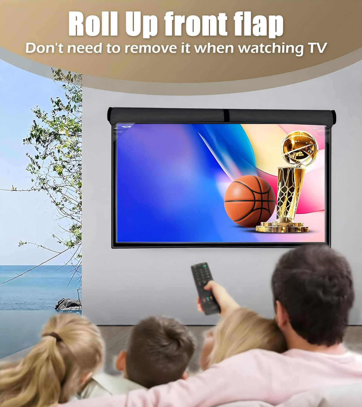IC ICLOVER size guide confirms fit for 40.5 inch by 24 inch TVs